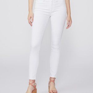 PAIGE Hoxton Ankle Jeans White 28